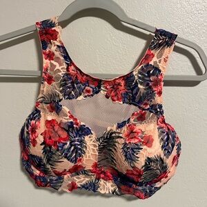 PINK Victoria's Secret Floral Lace Bralette